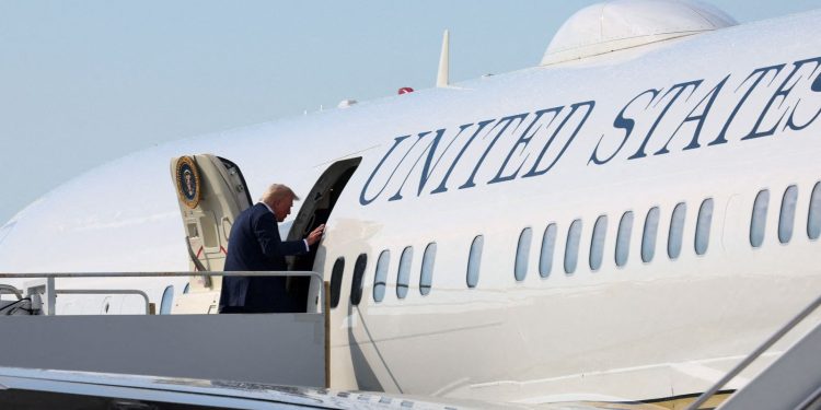 Donald Trump defends prospect of Air Force One replacement gift from Qatar as a ‘very transparent deal’ | US News